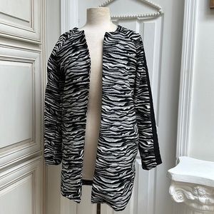 Anthropologie Minus Denmark Jacquard Zebra Marianna Jacket Top Coat